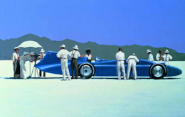 Bluebird at Bonneville - Jack Vettriano