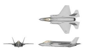 F-35A 3-view