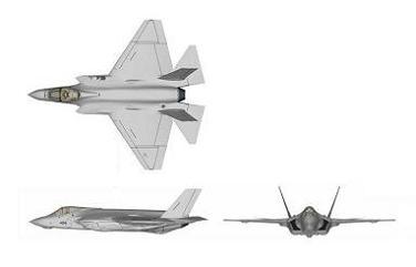 F-35C 3-view