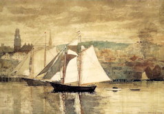 Gloucester Schooners and Sloop - Winslow Homer