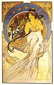 La Musique - Alphonse Marie Mucha