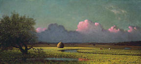 Sunshine and Shadow on the Newburyport Marshes - Martin Johnson Heade