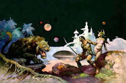 Thuvia of Mars - Frank Frazetta