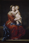 Virgin and Child with a Rosary - Bartolome Esteban Murillo